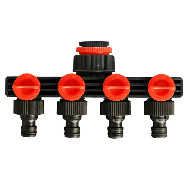 4 Way Water Tap Connector 